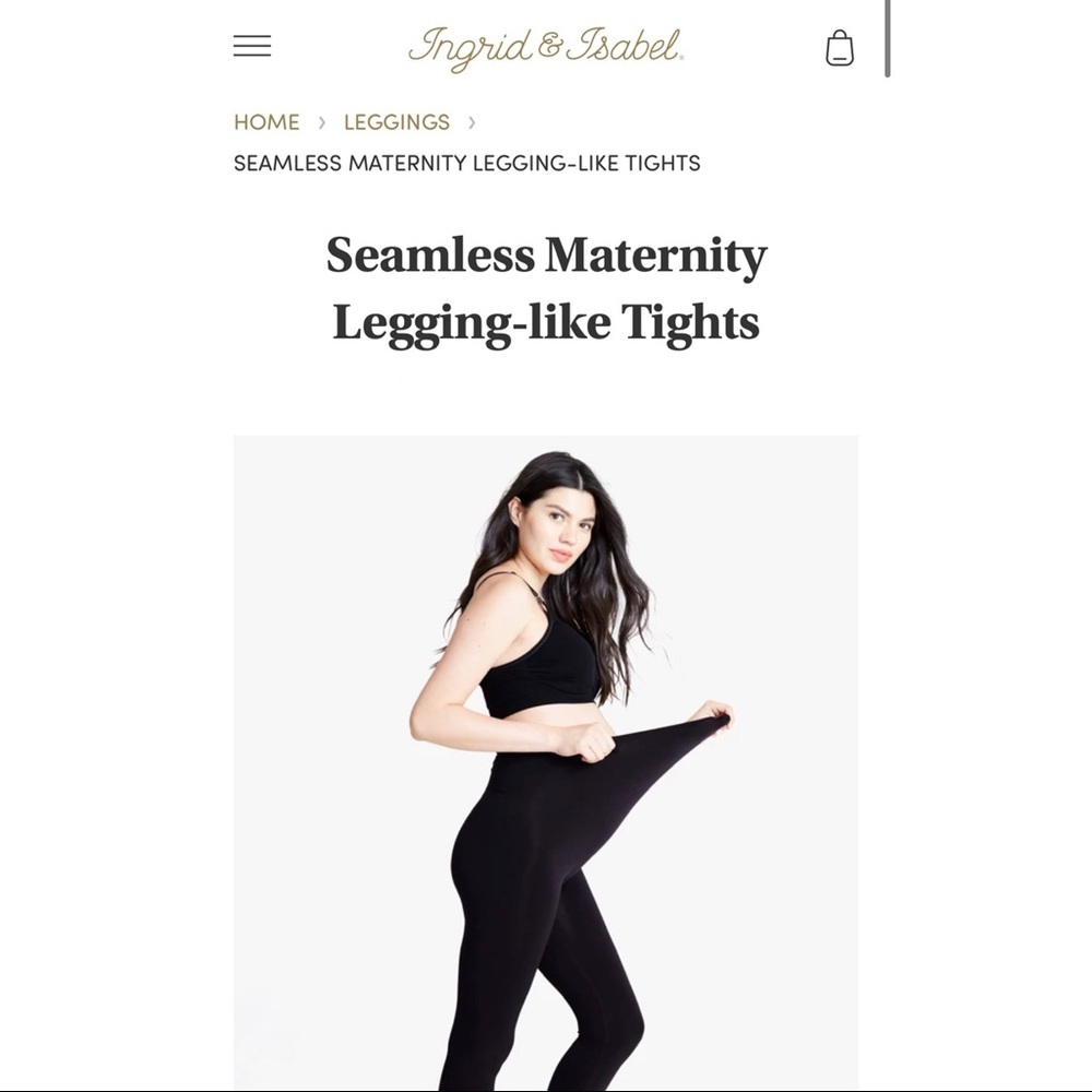Ingrid & Isabel legging-like tights (maternity)